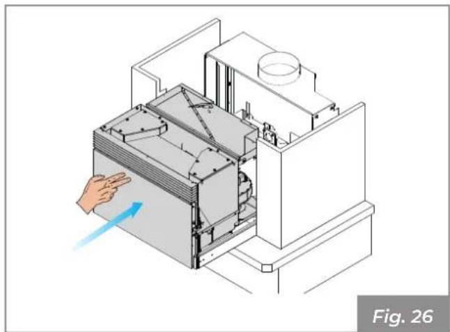 Palazzetti Ecofire for building in A70 air - Posizionamento generatore sanza piedistallo - 4