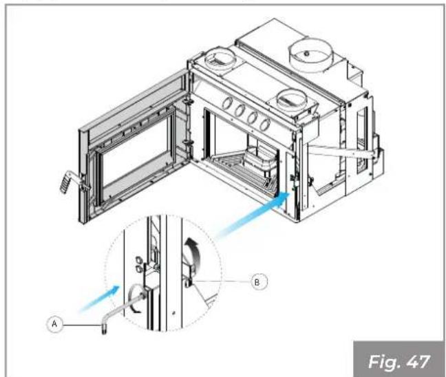 Palazzetti Ecofire for building in A70 air - Limpieza del T humos - 1