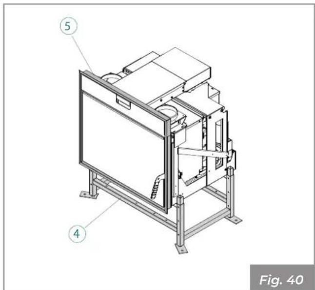 Palazzetti Ecofire for building in A70 air - Options available - 3
