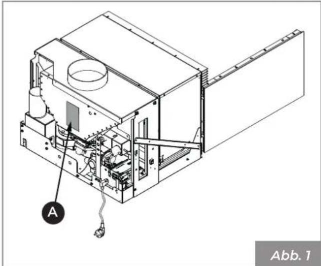 Palazzetti Ecofire for building in A70 air - Typenschild - 1