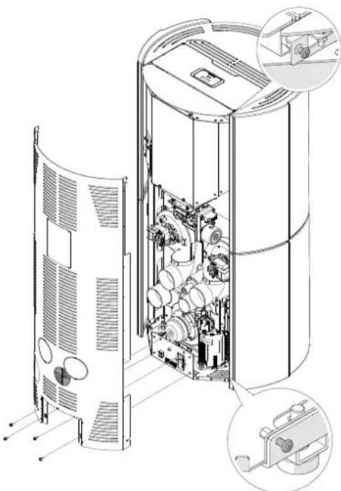 Palazzetti Lilibet TC 9 kW Pro2 - Smontaggio schienale - 1