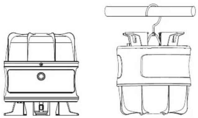 BRENNENSTUHL BF 5000 M - COLOCAÇÃO EM FUNCIONAMENTO LIGAR/DESLIGAR O PROJETOR - 1