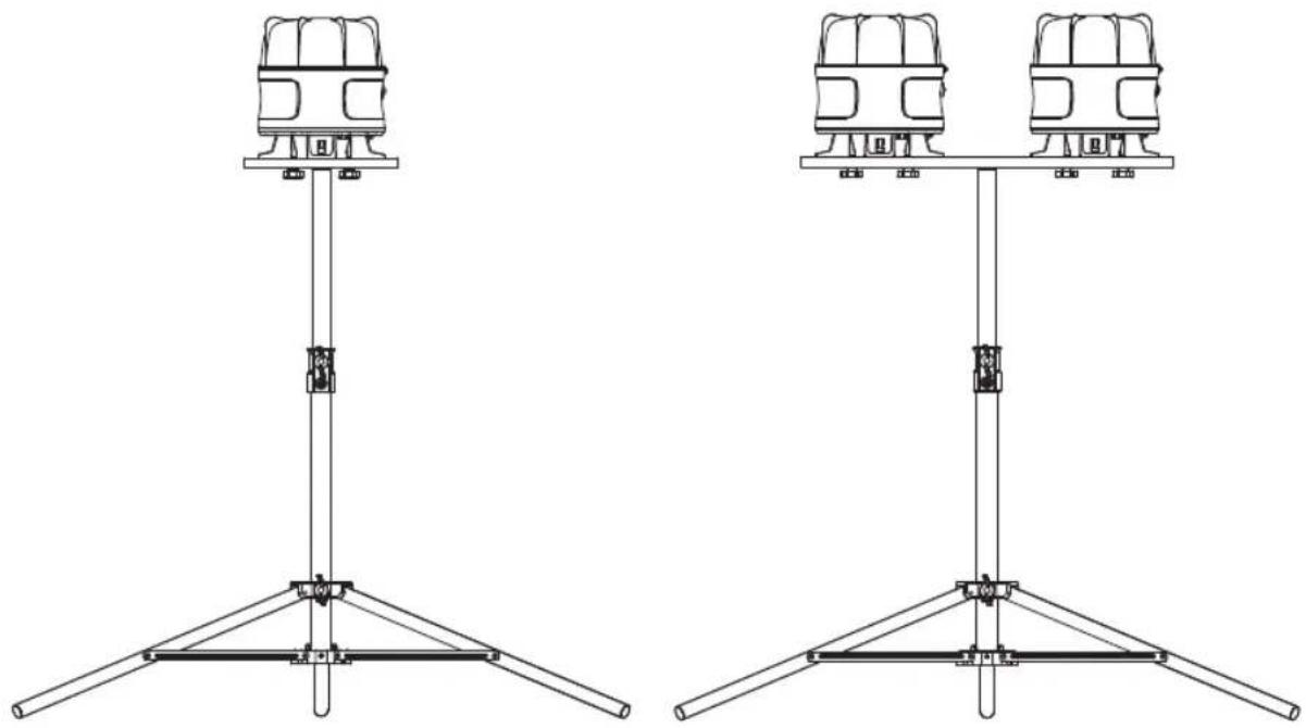 BRENNENSTUHL BF 5051 M - Z wykorzystaniem statywu (nie wchodzi w zakres dostawy) - 1