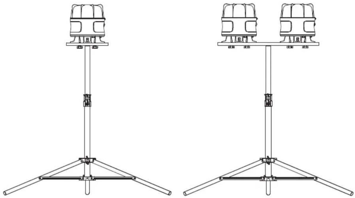 BRENNENSTUHL BF 5051 M - Állvánnyal (külön tartozék) - 1