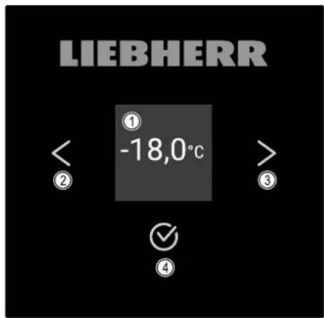 LIEBHERR SFPvg 8401 Performance - Éléments de commande et d'affichage - 1