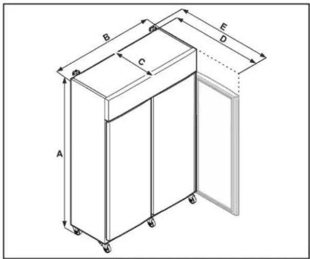 LIEBHERR SFPvh 8401 Perfection - Dimensions de l'appareil - 2