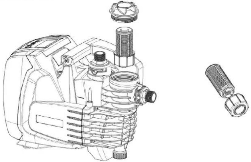 TALLAS D-ECONCEPT 1000 - Nettoyage du filtre intégré - 1
