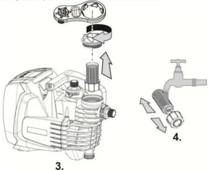 TALLAS D-ECONCEPT 1000 - Cleaning the Built-in Filter - 1