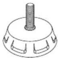 Wahoo KICKR Axis - Sostituire i piedi degli stabilizzatori - 4