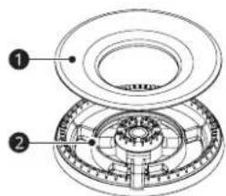 LG CBGJ3623S - Burner Caps - 5