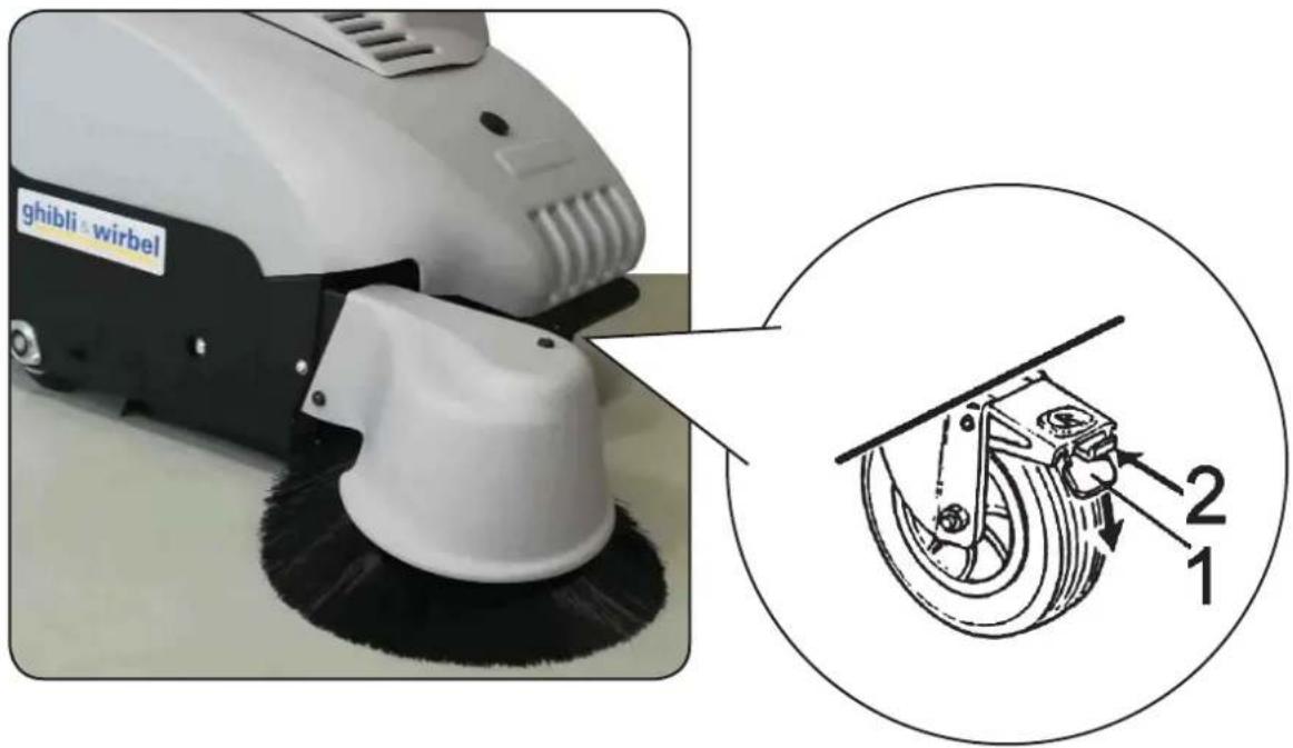 Ghibli & Wirbel HS MT 80 - FRENO DI STAZIONAMENTO (FIG.9) - 1
