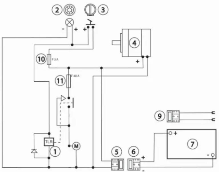 Ghibli & Wirbel HS MT 80 - Descripción de cableado eléctrico - 1