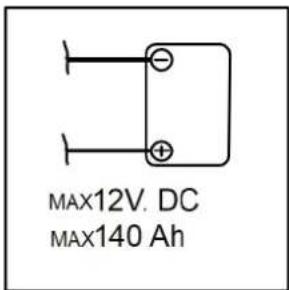 MAX12V. DC MAX140 Ah