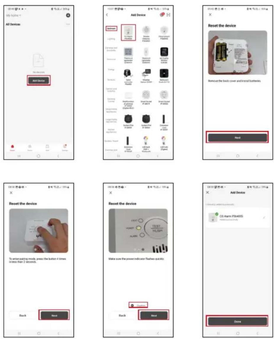 Emos P56400S - Verknüpfung mit der App - 2