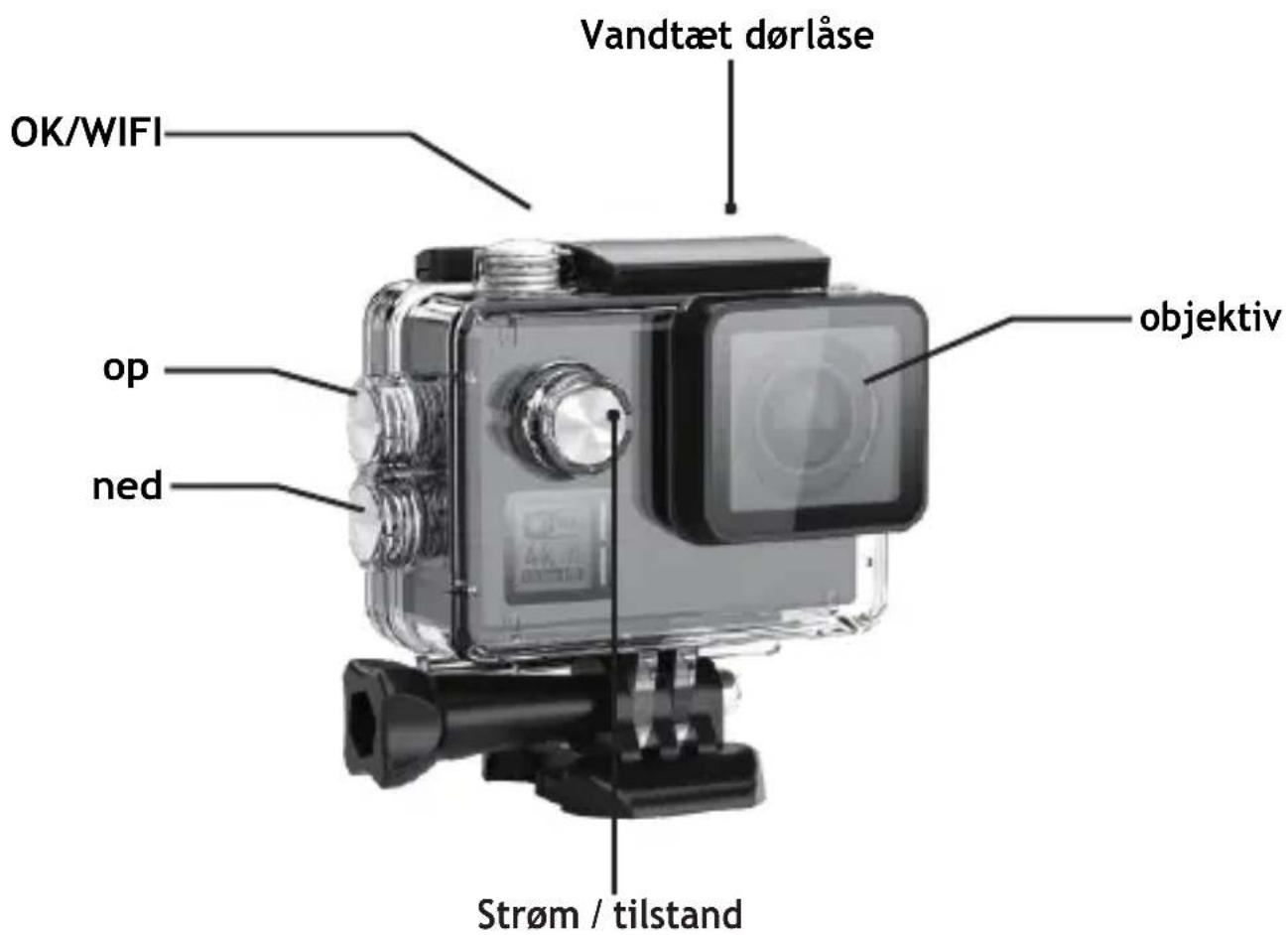 GoXtreme Black Hawk+ - Vandtæt Case Beskrivelse - 1