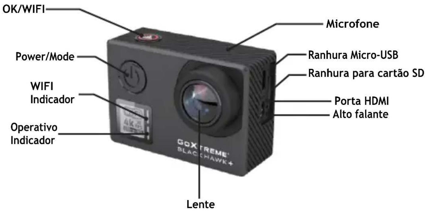 GoXtreme Black Hawk+ - Discrição do produto - 1