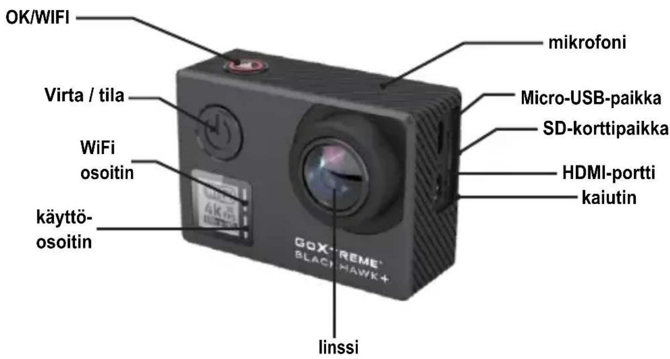 GoXtreme Black Hawk+ - Tuotekuvaus - 1