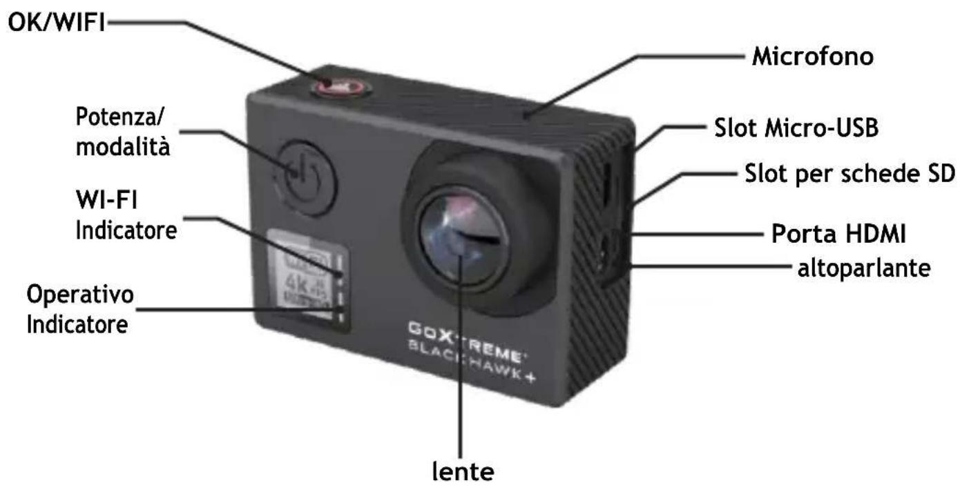 GoXtreme Black Hawk+ - Discrizione del prodotto - 1