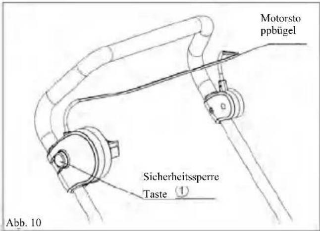 MURRAY EC370 - Zum Stoppen des Mähers: - 1