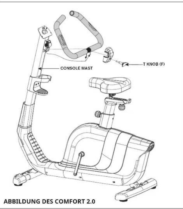 Horizon R8.0 - UPRIGHT BIKE AUFBAUSCHRITT 5 - 1