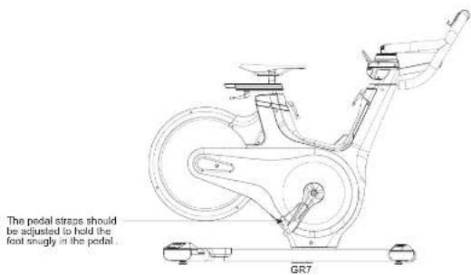 Horizon GR7 - TO ADJUST THE SADDLE HORIZONTAL POSITION: - 3