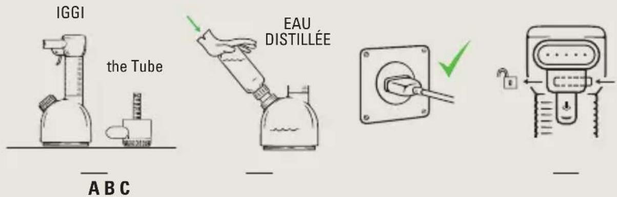 IGGI the Tube A B C EAU DISTILLÉE -