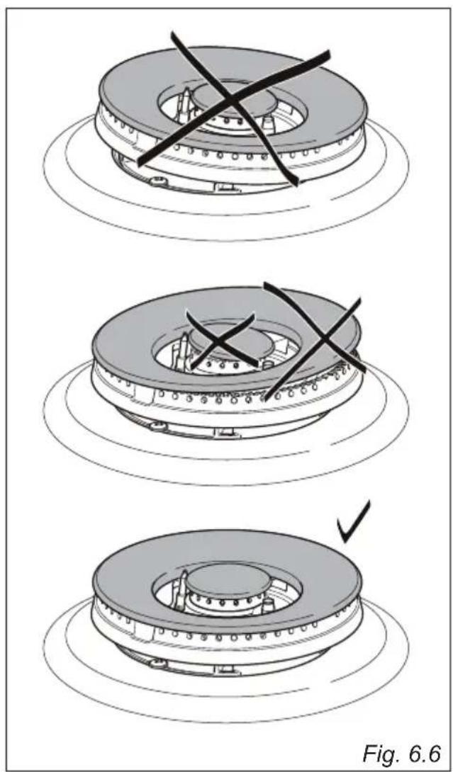 Elba Excellence EX 106 M - CORRECT REPLACEMENT OF THE DOUBLE RING COMPACT BURNER - 4