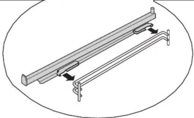 Elba Excellence EX 106 M - POUR FIXER LE SUPPORT DE GRILLE COULISSANT SUR LA GRILLE LATERALE: - 2