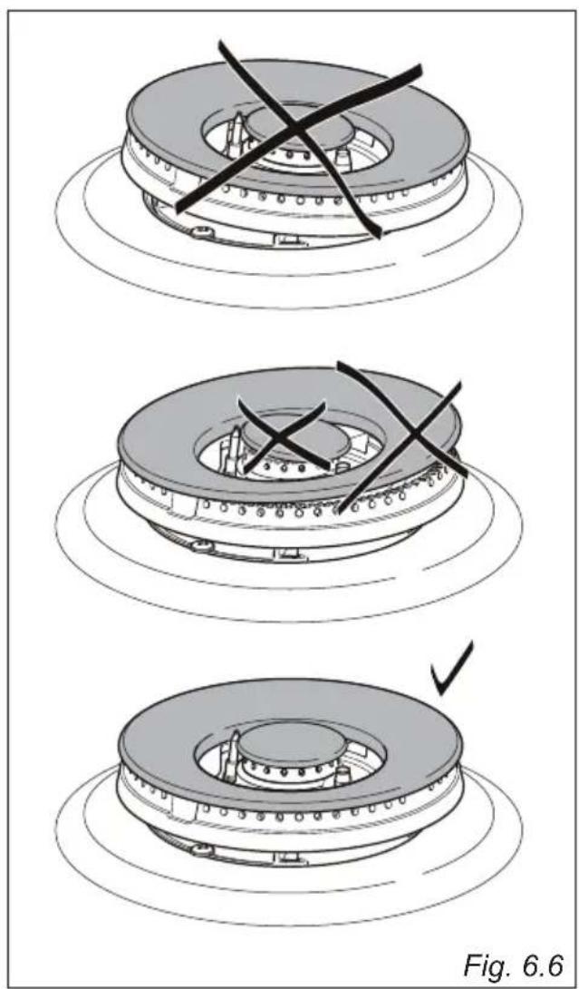 Elba Excellence EX 106 M - MISE EN PLACE CORRECTE DU BRULEUR A DOUBLE COURONNE COMPACT - 4