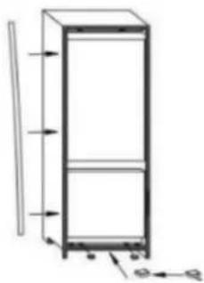 BERTAZZONI REF24BMBPNB - Installation into a cabinet - 4