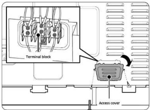 Dacor DOP48T960DS - Step 3. Accessing the power cord connection - 1