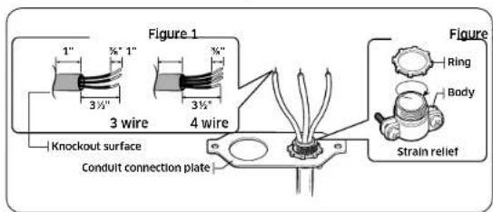 Dacor DOP48T960DS - Step 5. Installing the conduit - 2