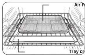 SAMSUNG NSI6DG9500SR - How to set the oven for Air Fry mode - 1