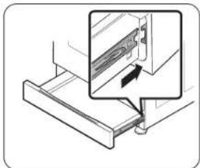 SAMSUNG NSI6DG9500SR - Removing and reinstalling the storage drawer - 2