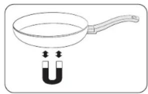 SAMSUNG NSI6DG9500SR - Uso de utensilios de cocina por inducción adecuados - 1