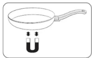 SAMSUNG NSI6DG9500SR - Using suitable induction cookware - 1