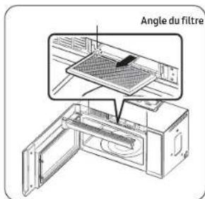 SAMSUNG ME21DG6500MT - Remplacement du filtre à charbon - 1