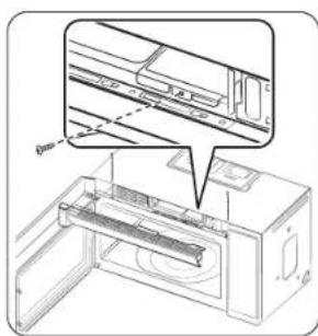 SAMSUNG ME21DG6500MT - Replacing the oven light - 1