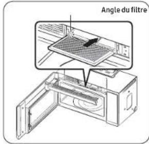 SAMSUNG ME21DG6500MT - Remplacement du filtre à charbon - 2