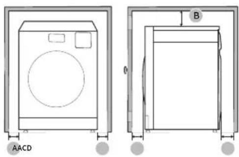 SAMSUNG WD53DBA900HZ - Installation - 1