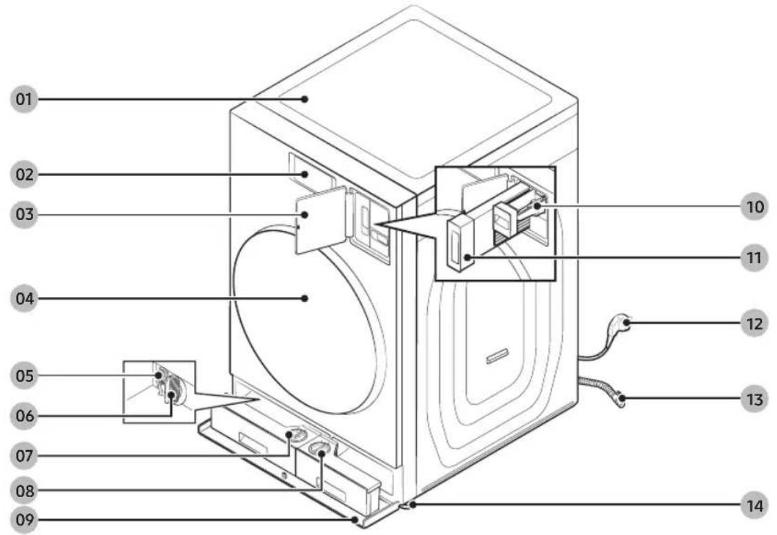 SAMSUNG WD53DBA900HZ - What'sincluded - 2