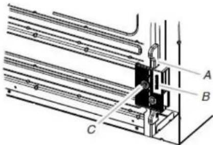 KITCHENAID KOES530PBS - La hauteur de la découverte peut etre comprise entp8 et 50^7 / 16 po (124,1 cm et 128,1 cm) - 2