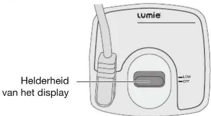LUMIE Bodyclock Spark 100 - Helderheid van het display - 1