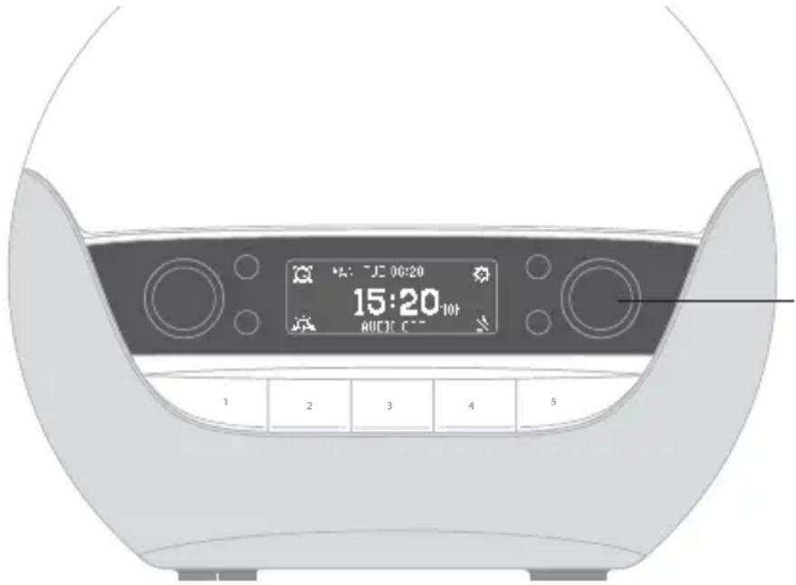 LUMIE Bodyclock Luxe 700FM - Justere nattbordlampen - 1
