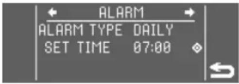 LUMIE Bodyclock Luxe 700FM - To set the DAILY alarm - 1