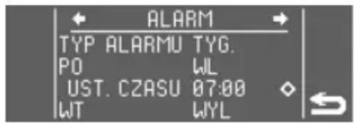 LUMIE Bodyclock Luxe 700FM - Ustawianie alarmu tygodniowego - 2