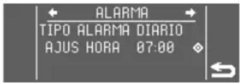 LUMIE Bodyclock Luxe 700FM - Para ajustar la alarma DIARIO - 1
