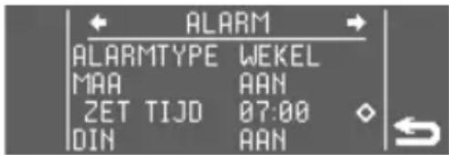 LUMIE Bodyclock Luxe 700FM - Een WEKELIJKS alarm instellen - 2