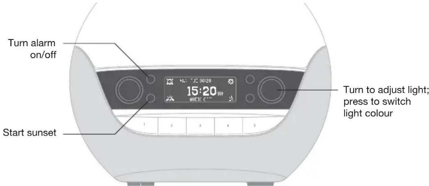 LUMIE Bodyclock Luxe 700FM - Using the sunrise alarm - 1