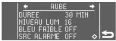 LUMIE Bodyclock Luxe 700FM - SRC ALARME Appuyez sur le bouten de rotation de - 1